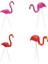 Noel Ağaçları Dekor Yapay Süs Flamingo (Yurt Dışından) 2