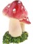 Minyatür Peri Bahçesi ve Teraryum Mantar Heykeli Dekor Parlak Kırmızı (Yurt Dışından) 5
