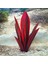 Dekoratif Agave Bitki El Boyalı Sanat Ev Dekor Aksesuarları Koyu Kırmızı 65 cm. (Yurt Dışından) 3