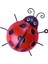 Güzel Ladybug Kapalı Açık Duvar Heykelleri Çit Arka Bahçesi İçin Dekorasyonlar Büyük (Yurt Dışından) 1