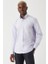 Erkek Regular Fit Uzun Kollu Desenli Gömlek LILA GM22Y221016_C44 1