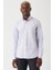 Erkek Regular Fit Uzun Kollu Desenli Gömlek LILA GM22Y221016_C44 4