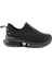 1053 Kadin Kalin Taban Strech Detayli Silver Taşli Sneakers Ayakkabi 1
