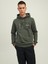Jcotech Logo Sweat Hood Yeşil Erkek Sweatshirt 12216242-Fores 3