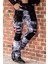 CD805 Parçalı Kargo Cep Batik Renk Jeans 1