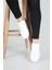 Günlük Rahat Yürüyüş Unisex Spor Ayakkabı V2 Beyaz 3