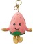 Sevimli Peluş Çilek Anahtarlık Çanta Süsü Pembe 1