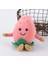 Sevimli Peluş Çilek Anahtarlık Çanta Süsü Pembe 2