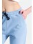 Mavi Lastikli Jogger Eşofman Altı 2