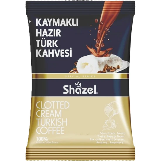 Shazel Kaymaklı Hazır Türk Kahvesi 100 gr