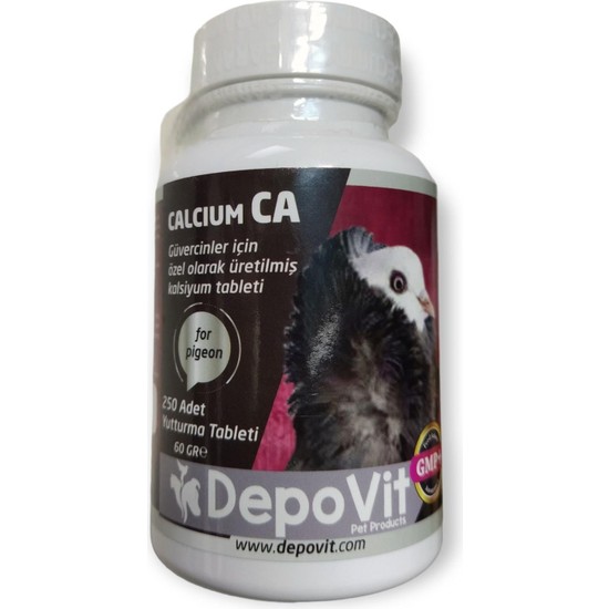 Depovit Calcium Ca Güvercin Kalsiyum Takviyesi 250 Tablet