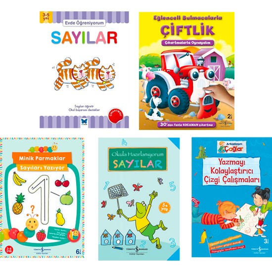 Okul Öncesi Için Eğitici Kitaplar 5 Kitap Set Kitabı Ve Fiyatı