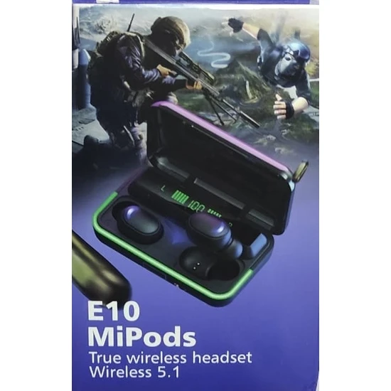 Müzik E10 Mipods Oyuncu Kulaklığı