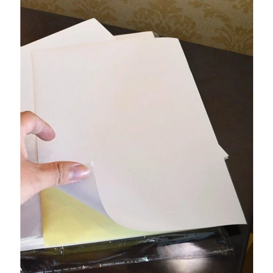 Quppa A4 Yapışkanlı Mürekkepli Yazıcı Için 1.hamur Etiket Kağıt Sticker 50’li