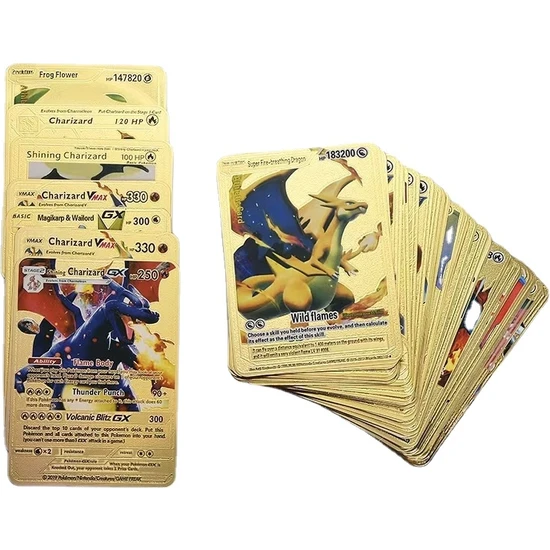 Quickly Pokémon English Gold Flash Kart Seti (Yurt Dışından)