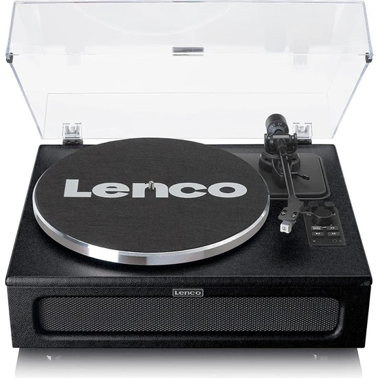 Lenco LS-430BK 4 Dahili Hoparlörlü Bluetoothlu Pikap Plak Çalar Siyah