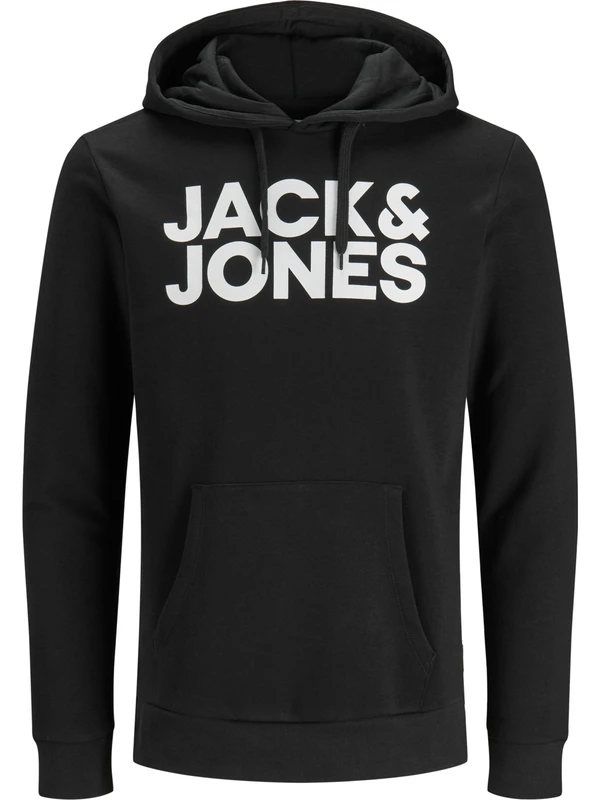 Jack & Jones Erkek Siyah Sweatshirt-12152840