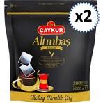 Çaykur Altınbaş Sade Aroma Demlik Poşet Çay 1000 gr (200 x 5 gr) - 2 Paket, Toplam 400 Adet, Türkiye Menşeli