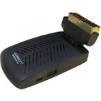 Botech Mini Uydu Alıcısı Scart Full HD DVB-S2 HDMI USB Destekli Eski ve Yeni TV Uyumlu Siyah