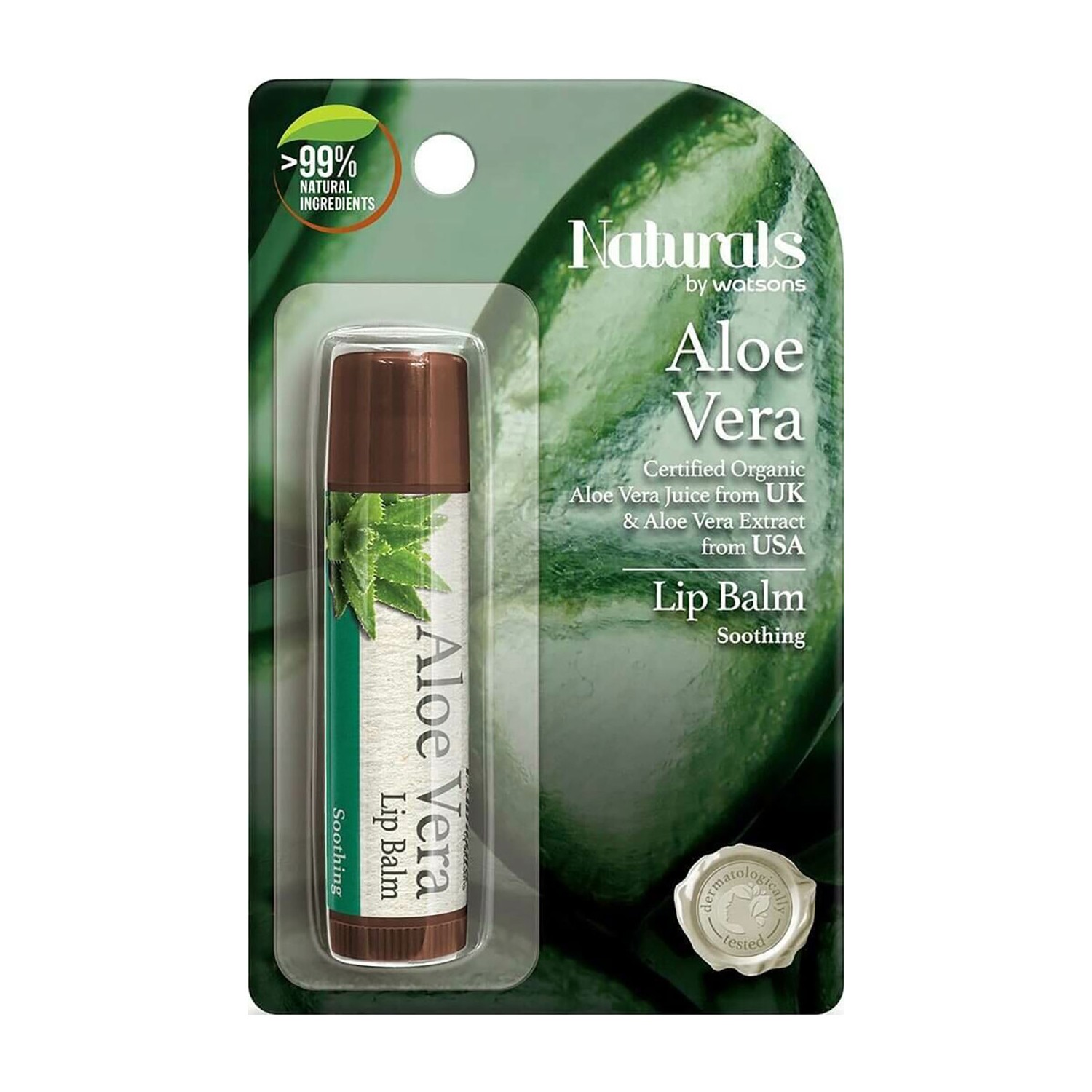 Naturals By Watsons Aloe Vera Lip Balm 4.5G Fiyatı