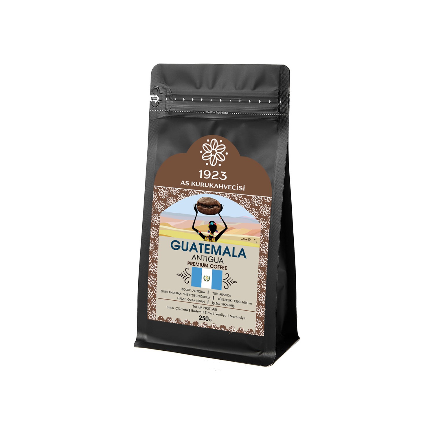 1923 AS Kurukahvecisi Guatemala Antigua Filtre Kahve 250 gr Fiyatı