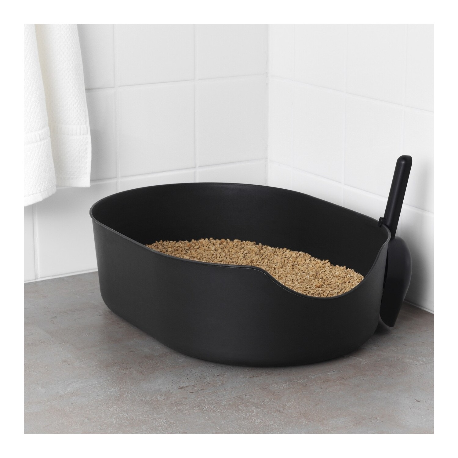 Barbun Lurvig Kedi Kumluğu Tuvalet Kum Kabı Siyah Fiyatı