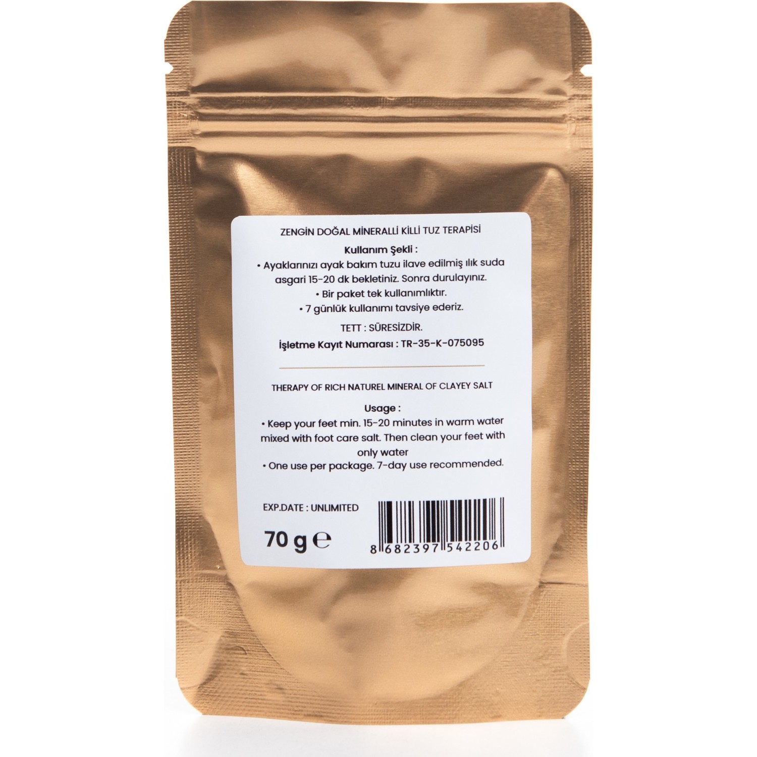 Dogaca Naturel Ayak Bakim Tuzu 70 Gr Haftalik Paket 7 Li Fiyati