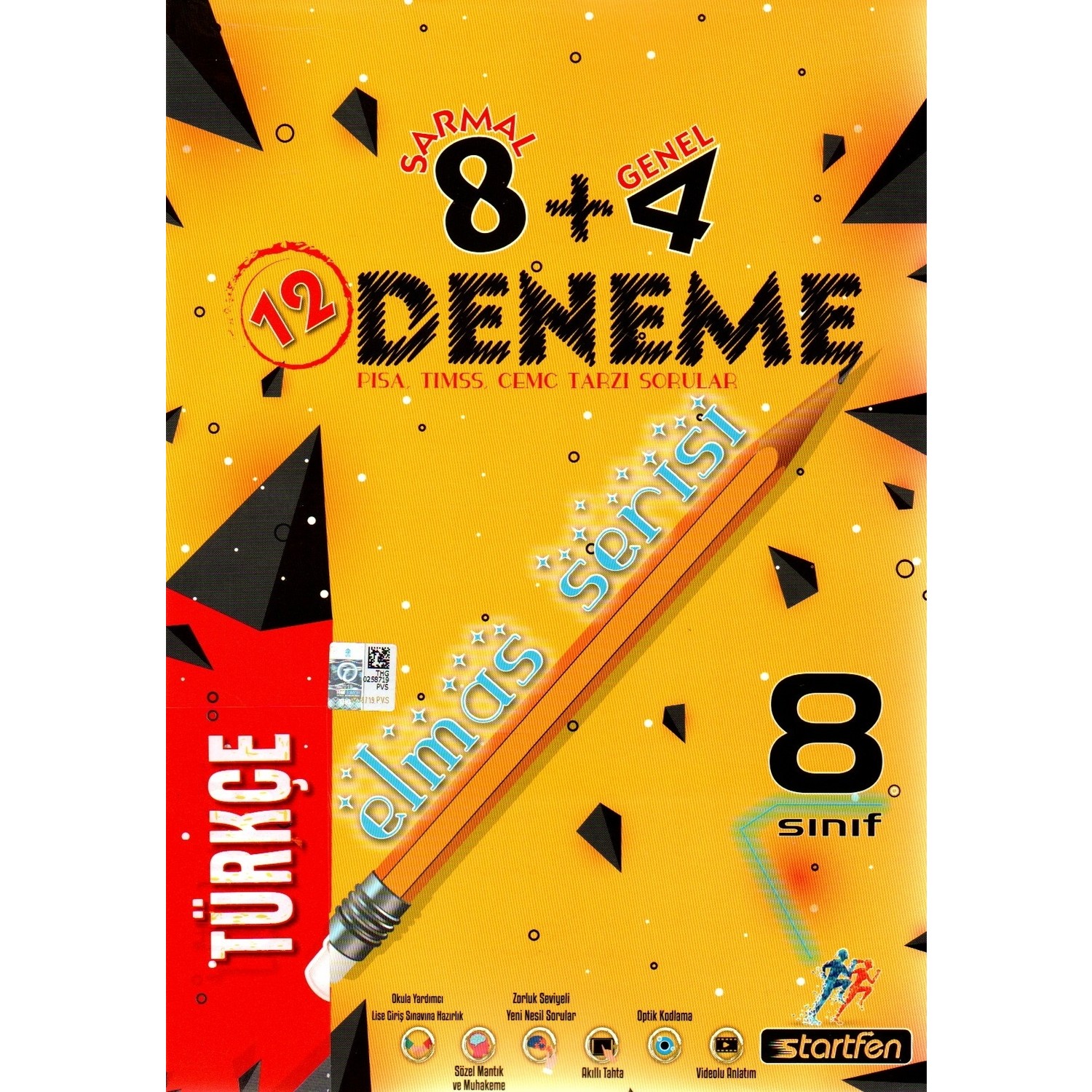 Startfen Yayinlari 8 Sinif Turkce 8 4 Elmas Serisi Deneme Kitabi