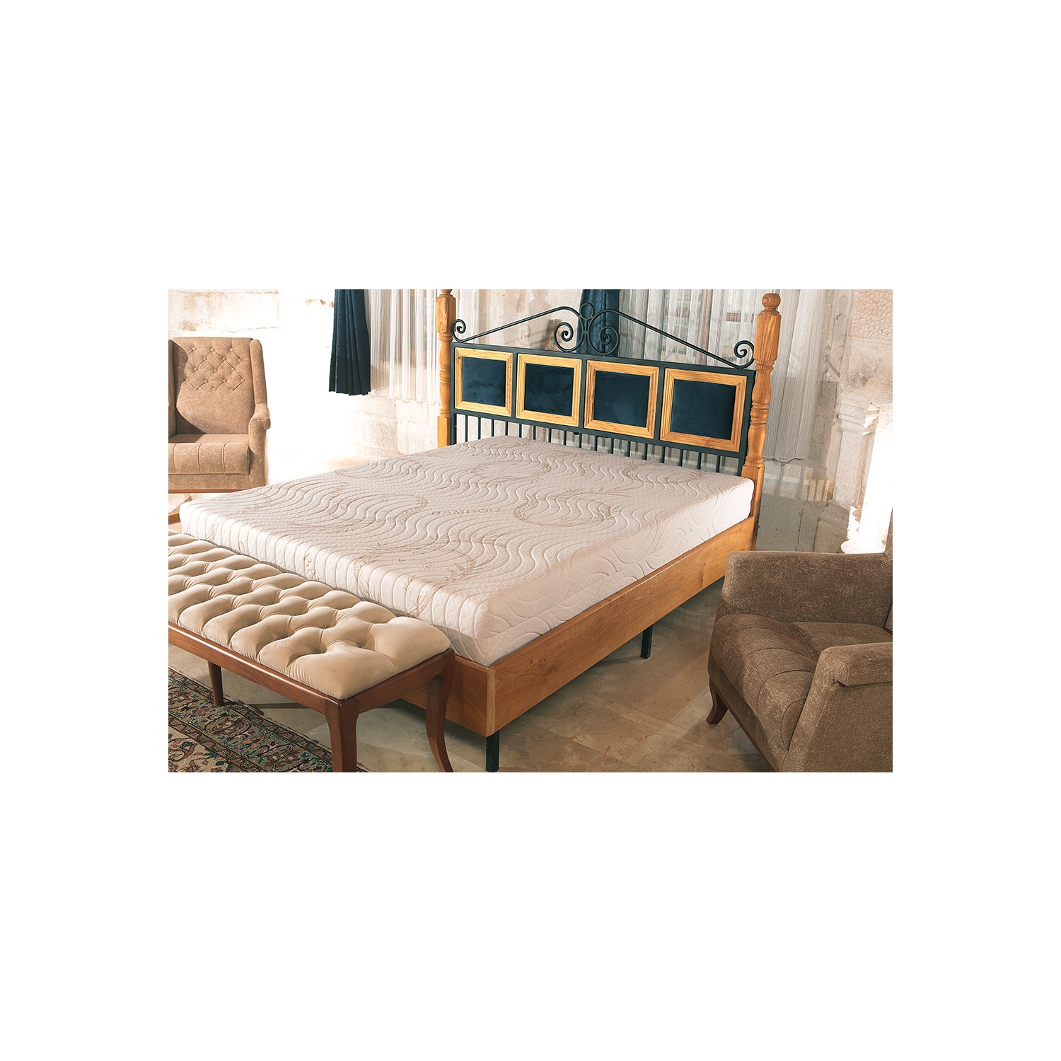 Soub Sleep Visco Bamboo Çift Kişilik Yatak 160x200 Fiyatı Soub Sleep Visco Bamboo Çift Kişilik Yatak 160x200 Fiyatı