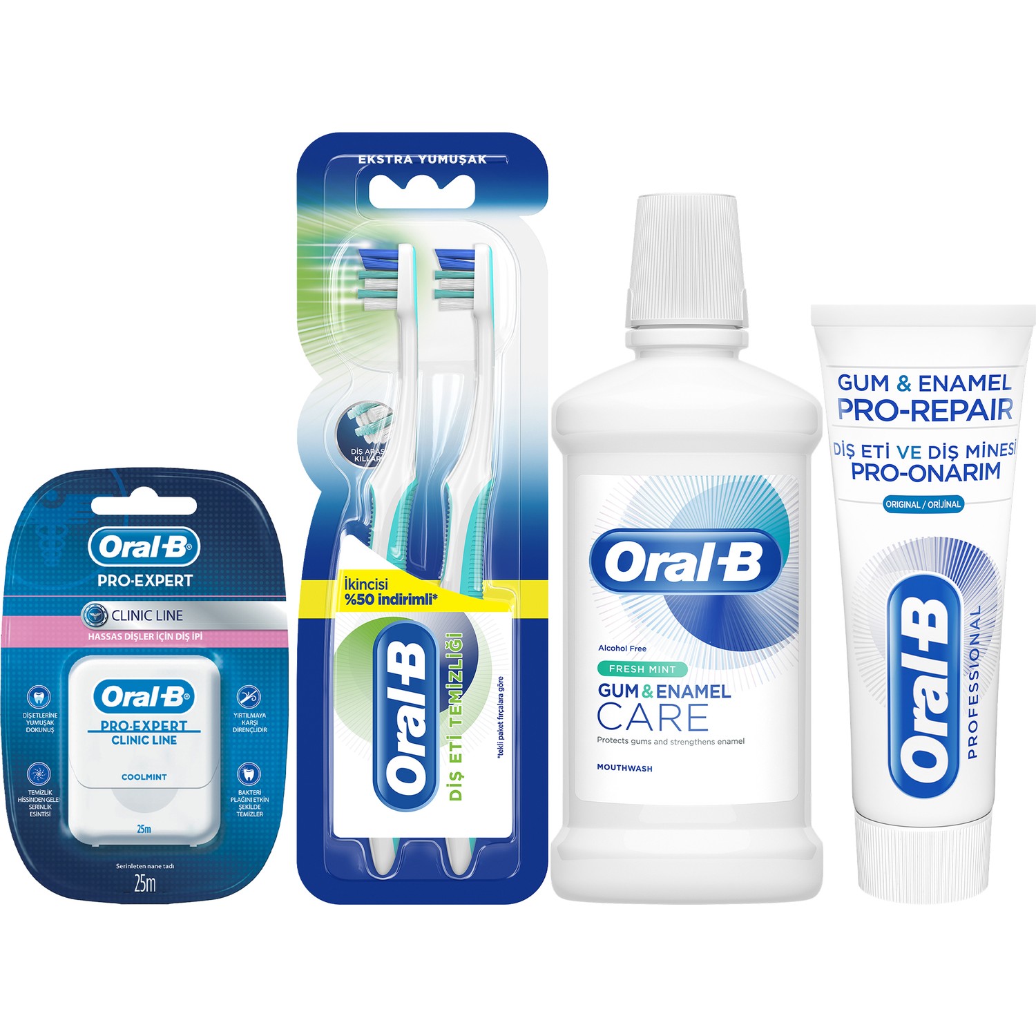 Oral-B 75 Ml Diş Macunu Pro Onarım Original + 2li Diş Eti Fiyatı