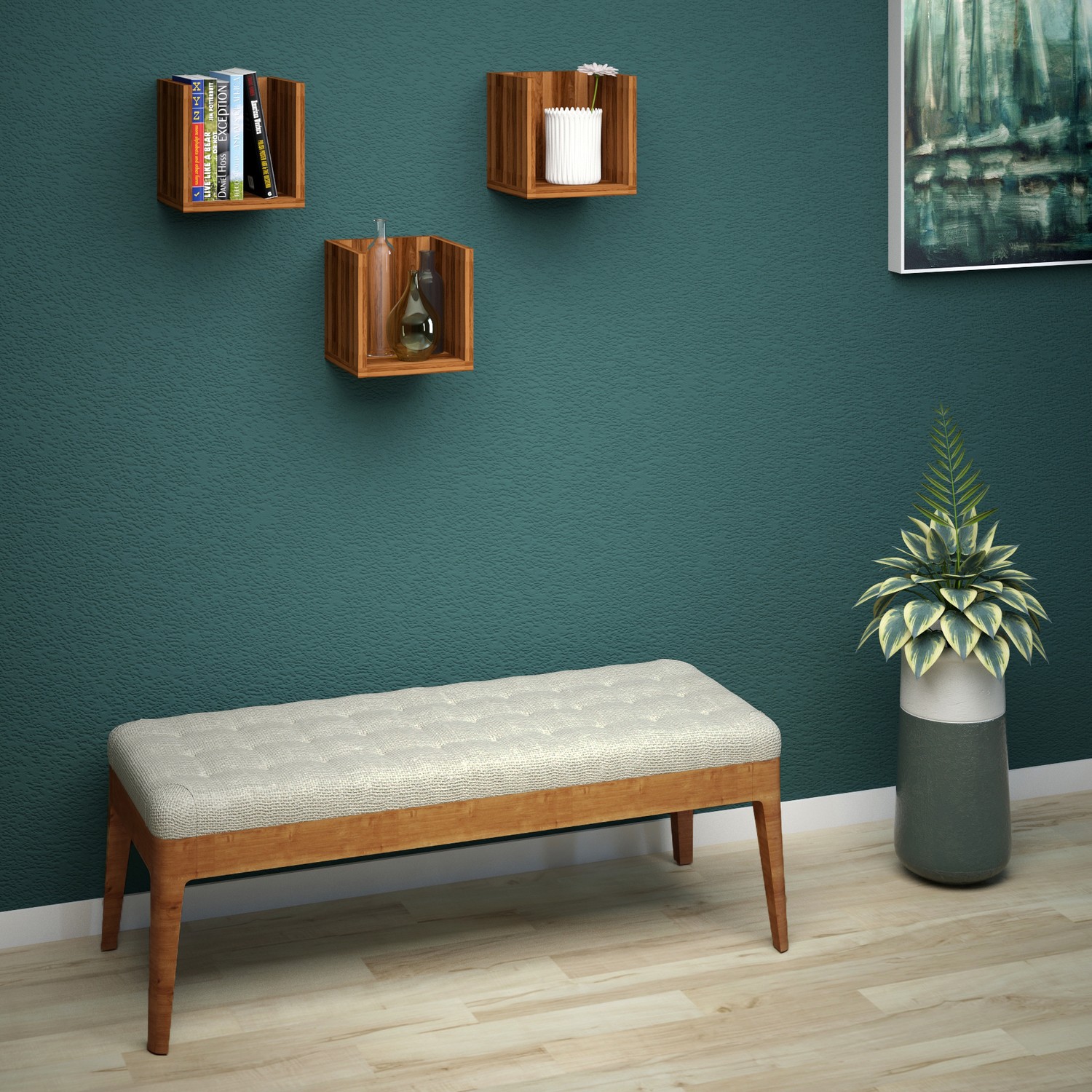 Fly Mobilya Getty 3Lü Raf Fiyatı Taksit Seçenekleri