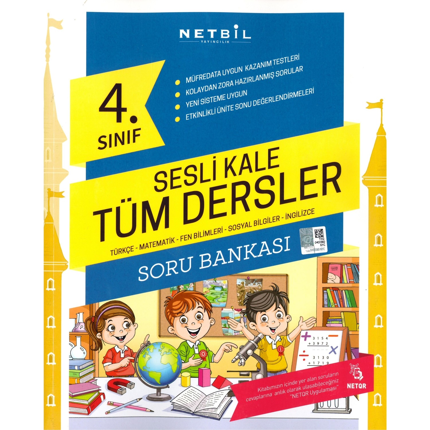 Netbil Yayınları 4. Sınıf Tüm Dersler Soru Bankası Kitabı