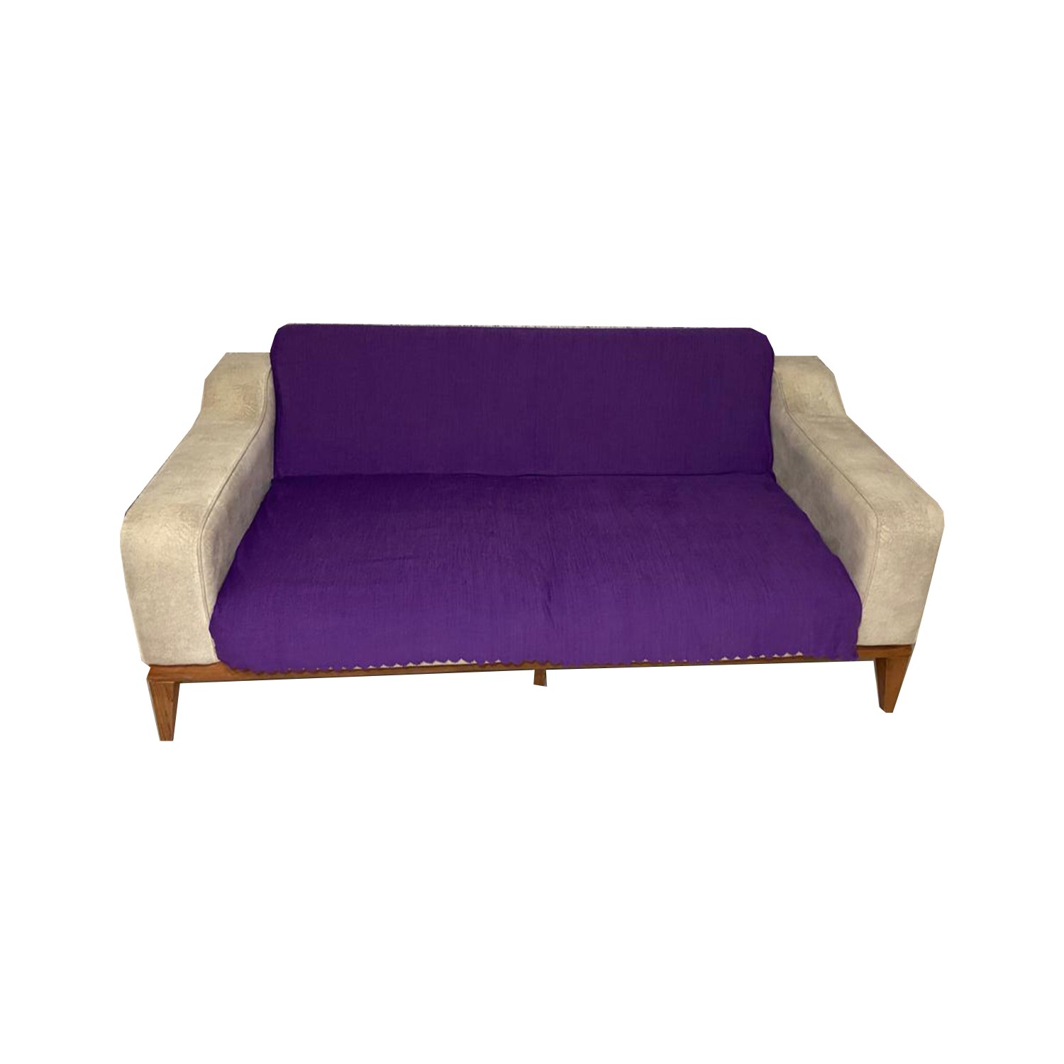 Golden Class Sonil Kaymaz Koltuk Ortusu Sali Mor Fiyati