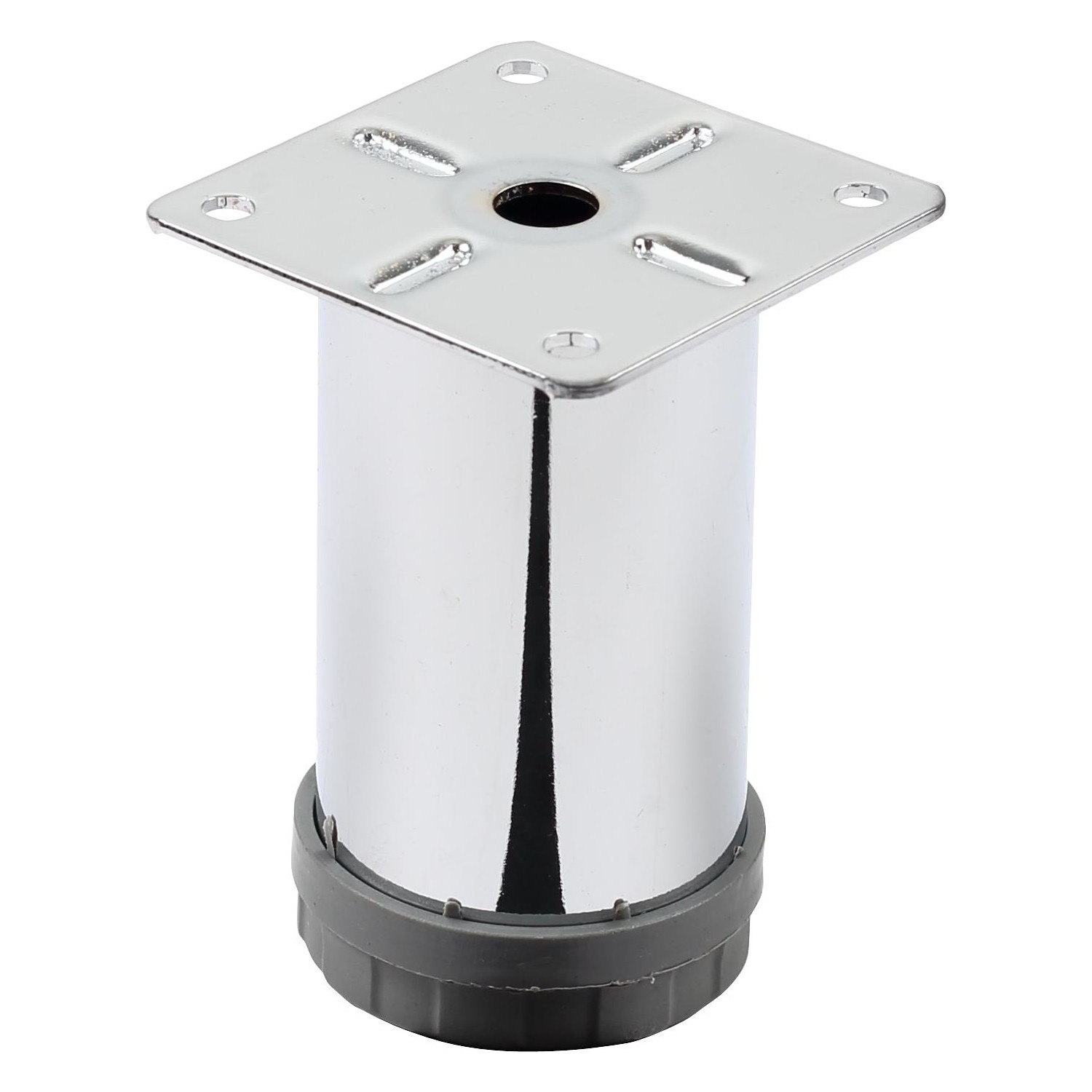 Gürçay Hırdavat Metal Mobilya Ayağı Krom Çap 42 mm 8 cm
