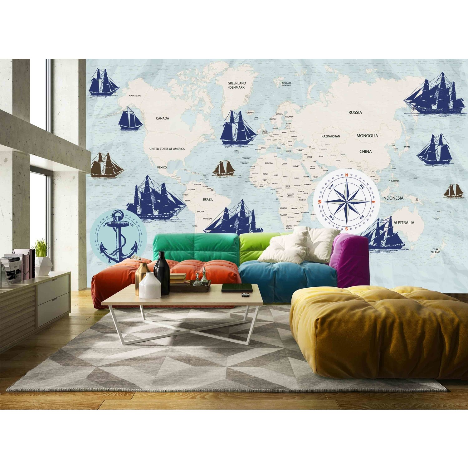 Adawall Dünya Haritası Poster Duvar Kağıdı 315 x 280 cm Fiyatı Adawall Dünya Haritası Poster Duvar Kağıdı 315 x 280 cm Fiyatı