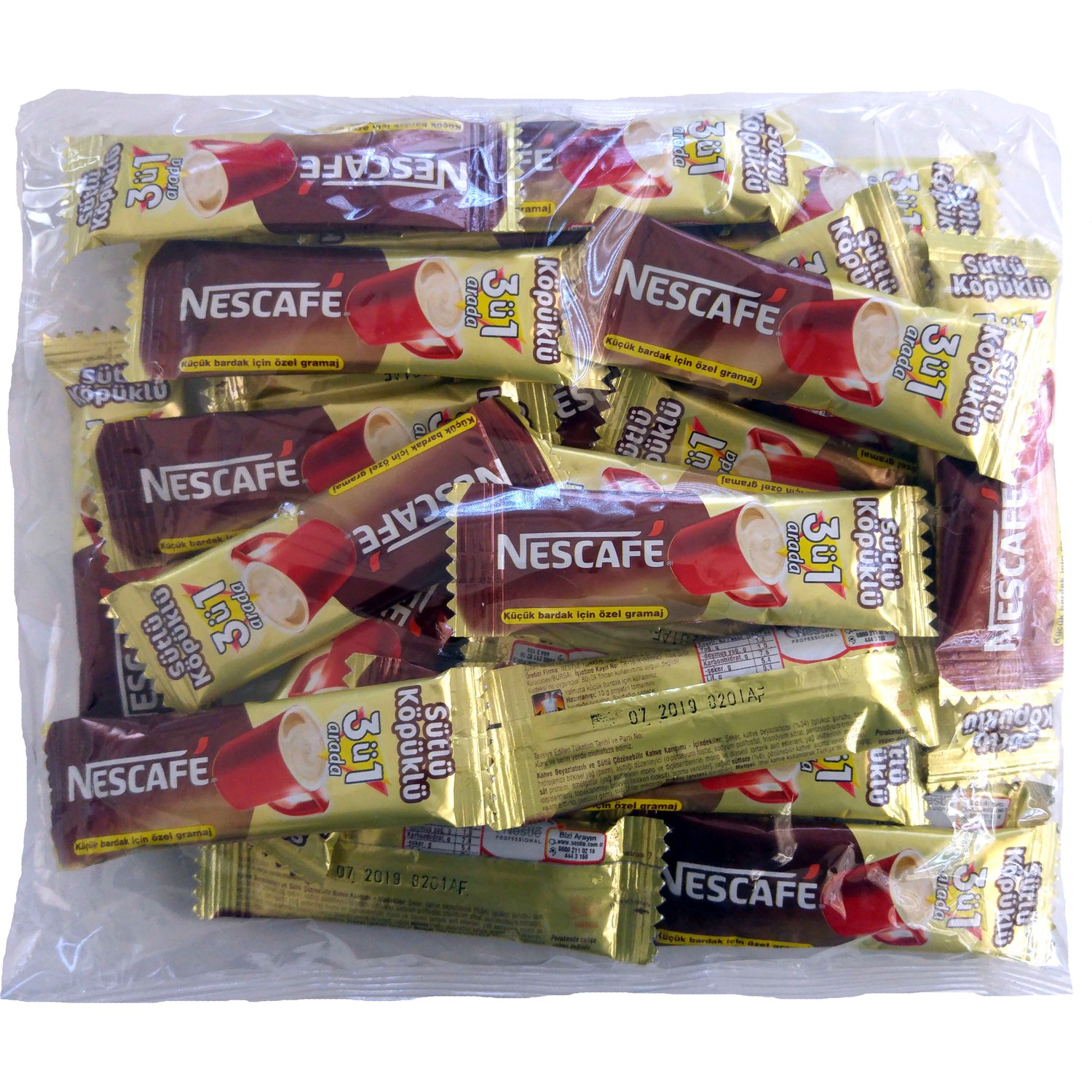 Nescafe 3�ü 1 Arada Sütlü Köpüklü Kahve 9 gr İkramlık 32�li Fiyatı