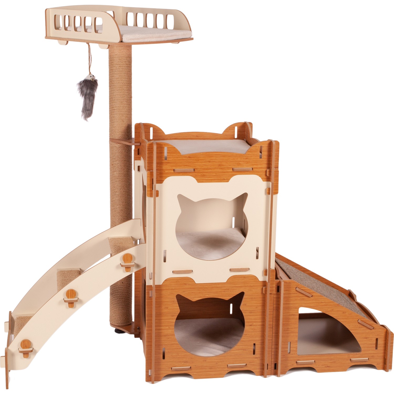 Pati Homes Modüler Kedi Evi Dubleks MerdivenliTırmalama Fiyatı