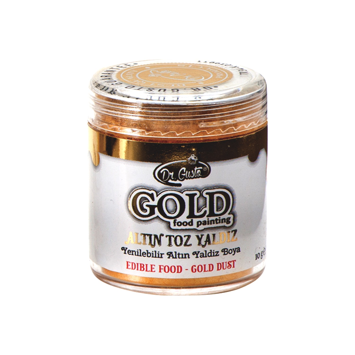 Dr Gusto Yenilebilir Metalik Toz Altın Yaldızlı Gold Boya 10 Fiyatı