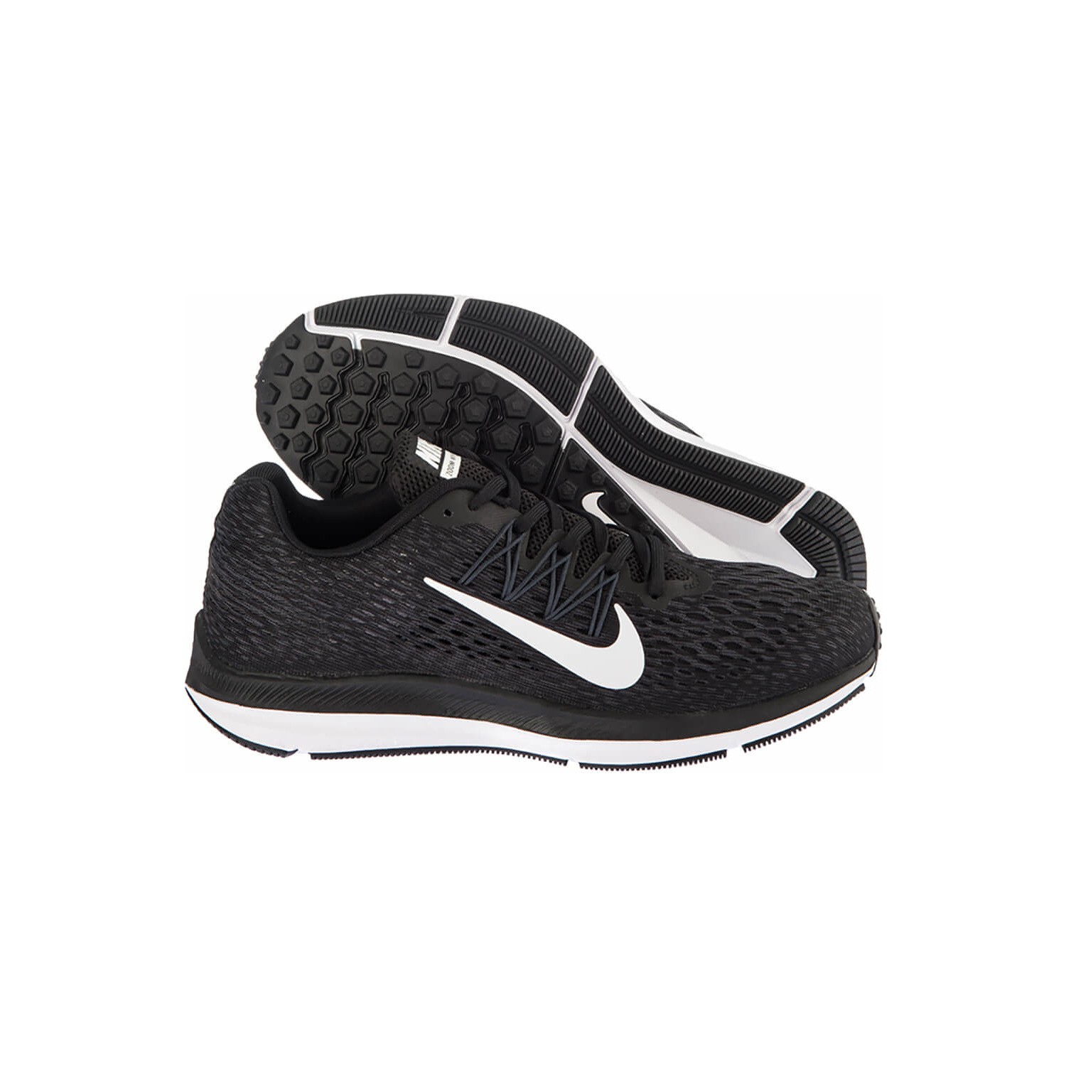 Nike Zoom Winflo 5 Black White Men Running Shoes AA7406-001 - SepStep