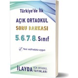 Ilayda Yayınları Açık Ortaokul 5.6.7.8. Sınıf Soru Bankası