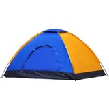 Onetick 6 Kişilik Renkli Dayanıklı Kamp Çadırı 220X250X150 cm Ekonomik