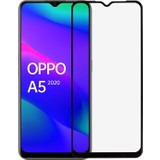 Microlux Oppo A5 2020 Ekran Koruyucu 9D Tam Kaplama
