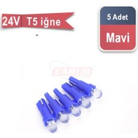 tvet ampul 24v led t5 igne gosterge 5 adet mavi t036198 fiyati