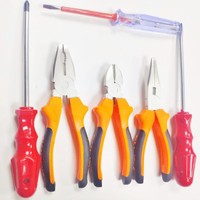 Makro Yapı Pense + Yan Keski + Karga Burun + Düz ve Yıldız Tornavida +Kontrol Kalemi 6'lı Set