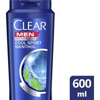 Clear Men Cool Sport Menthol Erkek Şampuan 600 ML
