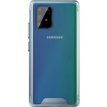 Case 4U Samsung Galaxy S10 Lite Kılıf Ultra Sert Silikon Gard Arka Kapak + Nano Cam Ekran Koruyucu Şeffaf