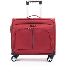 Mçs Kumaş Diplomat Valiz Bordo