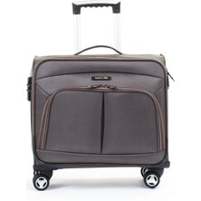 Mçs Lüx Kumaş Diplomat Valiz Gri