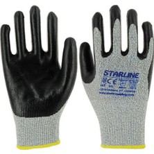 Starline E-60 Köpük Nitril Kesilmeye Dirençli Eldiven No: 9