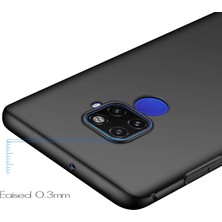 Microcase Huawei Mate 30 Lite Elektrocase Serisi Kamera Korumalı Silikon Kılıf Siyah